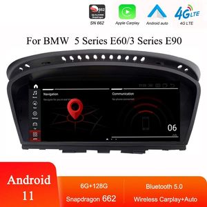 SN662 Android 11 System Car AndroidマルチメディアプレーヤーBMW E60- E90 Apple CarPlay GPS Navi Touch Screen Radio BT5.0