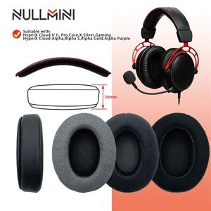 Earphone Accessories NullMini earpad pengganti untuk headphone Cloud 1 2 Silver Core Revolver bantalan telinga ikat kepala 230517