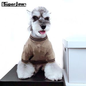 セーターファッションペット犬のセーター服冬の温かいフーディージャケットコートのための小さな犬シュナウザーヨーキーフレンチブルドッグパグEMC18