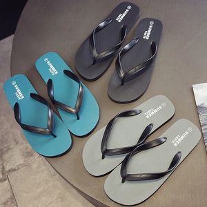 Män mode tofflor sommar avslappnad icke-halkpar flip flops andas strand fast färg bekväm slippper 230518 1487