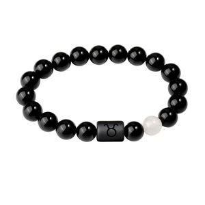 Minchadas 12 signos do zodíaco Bracelet Stone Bels Bracelets Cancer Leo Virgo Libra Melhor amigo Constelação para homens Mulheres Dhgarden Dhuw9