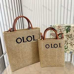 Bolsa de palha de praia A bolsa de bolsa de bolsa de bolsa de bolsas de crossbody Bolsas de ombro de senhoras Bolsas de ombro internas Carta bordada de bolso BROSE BROSE