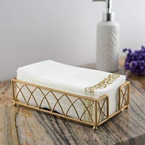 Table Napkin Napkins Paper Printed Towels Hand Handkerchief Decorative Printing Tissue Serviette Floral Golden Towel Guest Bathroom