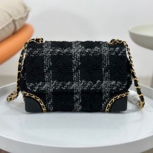 10A Klasyczne torby na ramię pojedyncze łańcuchowe torebki 20 cm C marki projektant wełniany wełniany luksusowe lady crossbody torebka uchwyt na kartę sprzęgła bezpłatna wysyłka