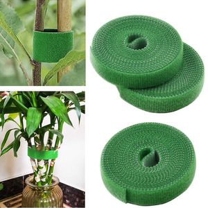 Andra trädgårdsmaterial 3st 2m växtband Nylon Växtbandage Home Garden Plant Form Tape Hook Loop Bambu Cane Wrap Support Accessories G230519