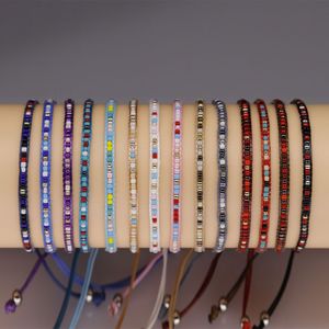 Diy Rice Pärlor pärlor armband bohemisk handgjorda vänskapsarmband modetillbehör