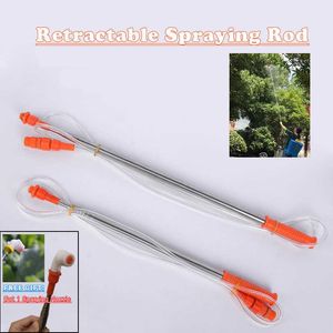 Other Garden Supplies New Retractable 2.2 3.2m Spraying Rod For Hand Pressure Sprayer Outdoor Garden Pesticide Spray Tree Watering Can Accessories G230519