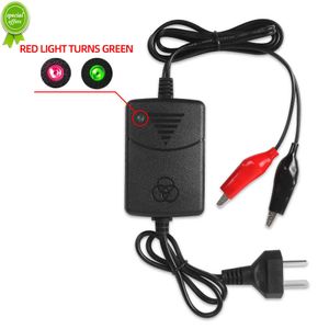 New 12V 1300mA Smart Car Battery Charger Rechargeable Sealed Lead Battery Charger Universal For Car Truck Motorcycle