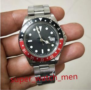 Homens de estilo múltiplo relógios bp clássico 40mm gmt 1675 belicel vermelho multicolor pepsi Ásia 2813 2836 movemen mecânico automático assista