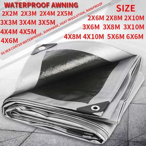 Other Garden Supplies Tarpaulin Garden Cover Waterproof Awning Canvas Oil Cloth Waterproof Canopy for Garden Plants 0.32mm Made of Polyethyle G230519