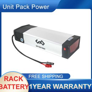 48V bakre rack batteri 36V rack batteri bakbatteri ebike batteri 52v 28AH 50A BMS kraftfull 21700 cell 1000w Motor batteripaket