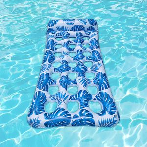 Inflatable Floats Tubes Floating boat lounge leading swimming ring and water cushion with a lightweight environment suitable for summer beach accessories P230519