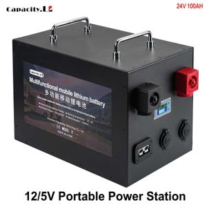 24V 60AH LIFEPO4 Battery Power Bank RV 60AH Bateria recarregável 24V com BMS para acampamento ao ar livre de motor