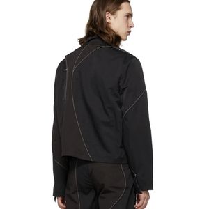 ファッションブランドPAF3.0男性パッチをかけたジャケットテックウェア脱構築ジッパージャケットカジュアルコートの男性ジャケットの外