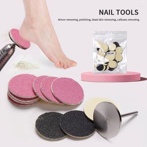 Nail Files 50 Pc/Set Replacement Sandpaper Paper Pedicure Tools Professional Dead Skin Removing Sanding File For Manicure Lime Dueaves Feet