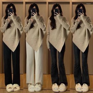 Women's Sweaters Soft Waxy Lazy Casual Personality Turtleneck Knit Base Under Coat 2023 Sweater Lady Autumn Winter Pullover Jumper