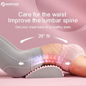 Slantbälte Booster Back Stretcher Multi Level Lumbal Massager för smärtlindring Ryggrad Corrector Support Spinal 230518