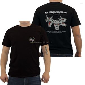 メンズTシャツサマーファッションメンコットンシャツvx30血液hounds飛行隊米国海軍Tシャツヒップホップティートップハラジュクストリートウェア