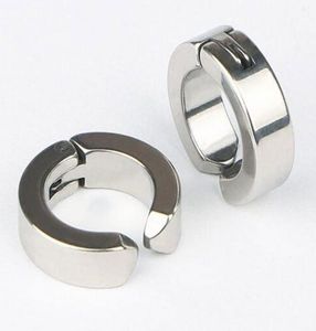 Titanyum Paslanmaz Çelik Küpeler Yeni Moda Erkekler Kadın Hoop Küpe Vücut Piercing Ear Stud Jewelry 8 Renk Yeni 9954957
