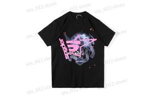 メンズTシャツ21SSヒップホップ同じスタイルバブルレター高品質の印刷された男性と女性のトレンドT230519