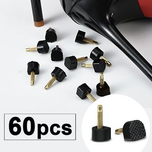 Shoe Parts Accessories 60Pcs Lady Heel Tips Replacement Dowel Lifts Repair Care Kit Pins Wedding Heels Shoes for Women Protectors 230518