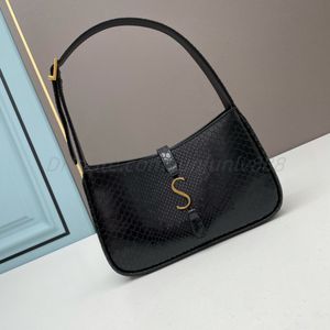 luxury hand bags designer shoulder bags serpentine genuine leather Underarm pouch fashion letters lady Totes flap designer bags Tape box