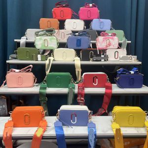 Designer Snapshot 23 Multicolor Shoulder Bags Camera Kvinnor Fashion Tie Dye Luxury Leather Cool Girl Handväskor Purses Crossbody Glitter Rand Purse grå Bag With Box