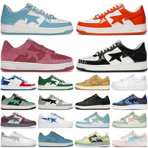 designer shoes for men women sneakers low top Black White Baby Blue Orange Camo Green Suede Pastel Pink Nostalgic Burgundy Grey mens fashion trainers B2