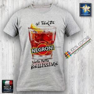 Camisetas masculinas maglietta negroni sbagliato regalo scourply t-shirt 2023 homens uomo cocktail barman ideia