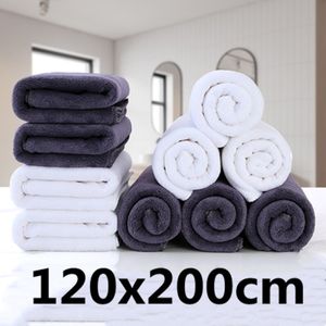 Kalın Süper Mikrofiber Fitness Banyo Havlu Süper Emici Yüzme Sporları Havlu Süper Yumuşak Seyahat Kampı Havlu