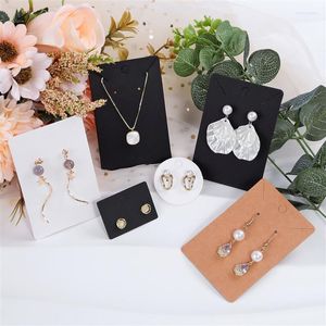 Jewelry Pouches 50pcs/Lot Earrings Necklaces Display Cards For Boxed And Packaging Cardboard Hang Tag Card Ear Studs Paper 6x9cm