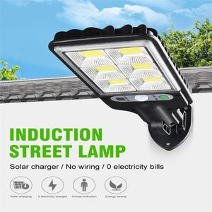 Garden Decorations Waterproof Motion Sensing Road Outdoor Solar Light COB/LED Powered Daylight Wall Decoration