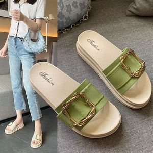 Summer Fashion Slippers Outdoor Fairy Wind Comfortable Soft Sole Personality Beautiful Non-Slip Sandals