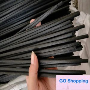 100 teile/los Gute Fabrik Preis 3MM * 20CM Rattan Duft Weihrauch Schwarz Faser Reed Diffusor Ersatz Refill Sticks aromatische Sticks