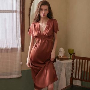 Sexy Pyjamas Roseheart Rosa Rot Damen Sexy Nachtwäsche Spitze Nachtwäsche Deep V Homewear Nachthemd Schlafkleid Nachtkleid Babydolls Chemises 230519