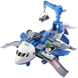 Modelo Diecast Kids Toys Avião Simulação Inércia Música de aeronaves de brinquedos de carro com leve Plano de passageiros Diecasts Eonal 230518