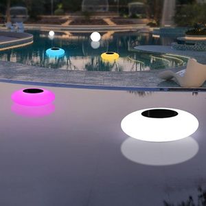 Gräsmattor Solar Garden Light Outdoor Lwan Lamp Waterproof Swimming Pool Floating Lights Christmas med fjärrkontroll