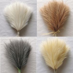 Flores decorativas 10pcs Pampas artificiais Bouquet decoração de casamento