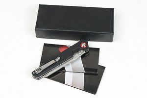 Offerta speciale M0619 Coltello pieghevole Flipper 440B Lama Tanto satinata G10 con manico in lamiera di acciaio inossidabile Cuscinetto a sfera Coltelli tascabili EDC ad apertura rapida con scatola al minuto