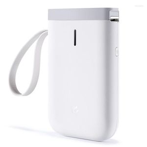 Prislapp Skrivare Portable Home Mini Bluetooth Thermal Label Wireless Inkless Ficka för Office School Stor