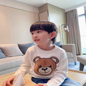 Kids Girl Boy Sweater Autumn Winter Baby Boy Knit pullover Cartoon Sweaters Children Round Collar Clothes Tops292C