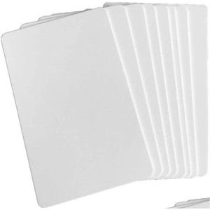 Favor favorita a impressão em branco Sublimation PVC Card Plastic White Id Business para promoção Nome do presente Cartões Número da mesa Tag Delive Delive Dh2rx