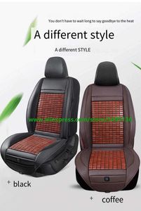 Seat Cushions Summer Breathable Banboo Silk USB Electric Cooling Car Home Seat Pad Cushion Built-in Air Ventilated Fans For All Cars Chair G230519