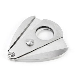 Cigar Accessories Stainless Steel Cigar Cutter Metal Cigars Scissor Guillotine Portable Cigares Cut Device Knife Father's Day Birthday