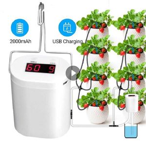 Other Garden Supplies 2/4/8 Head Automatic Watering Pump Controller Drip Irrigation Watering Machine Watering Kits Timer System Garden Supplies G230519