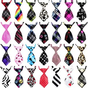 Husdjur leveranser hundkläder katt slips bågar barn binder baby 42 stilar för festivaler e0519