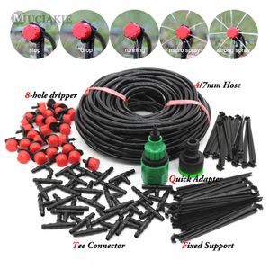 Other Garden Supplies MUCIAKIE 50M-5M DIY Drip Irrigation System Automatic Watering Garden Hose Micro Drip Watering Kits with Adjustable Drippers G230519