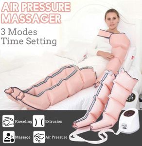 3 Modi Air Chambers Leg Compressie Massager Vibratie Infrarood Therapie Arm Taille Pneumatische lucht Wraps Relax Pain Relief Massage4872495