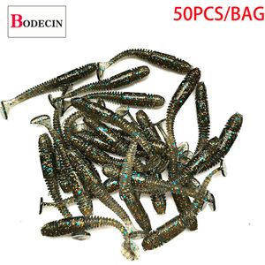 Fishing Hooks Spiral T Tail Grub Worms CarpSiliconeSoftFakeArtificial Bait For LureWobbler Shad Vibrotail Tioga Rubber Swimbaits 230518