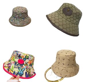 24style Designer Bucket Hats Summer Men Women PU Leather Sun Hat Traveling Sun Protection Fold Caps Casquette Full Letter Breathable Sunbonnet